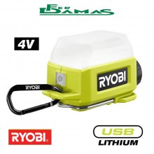 TORCIA LED CON GANCIO PER CINTURA 4V. RYOBI ART. RLA4 - 0